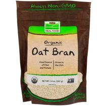 Sugar-Free High Fiber USA Now Foods Real Food Oat Bran has Machine Oat Bran 397g