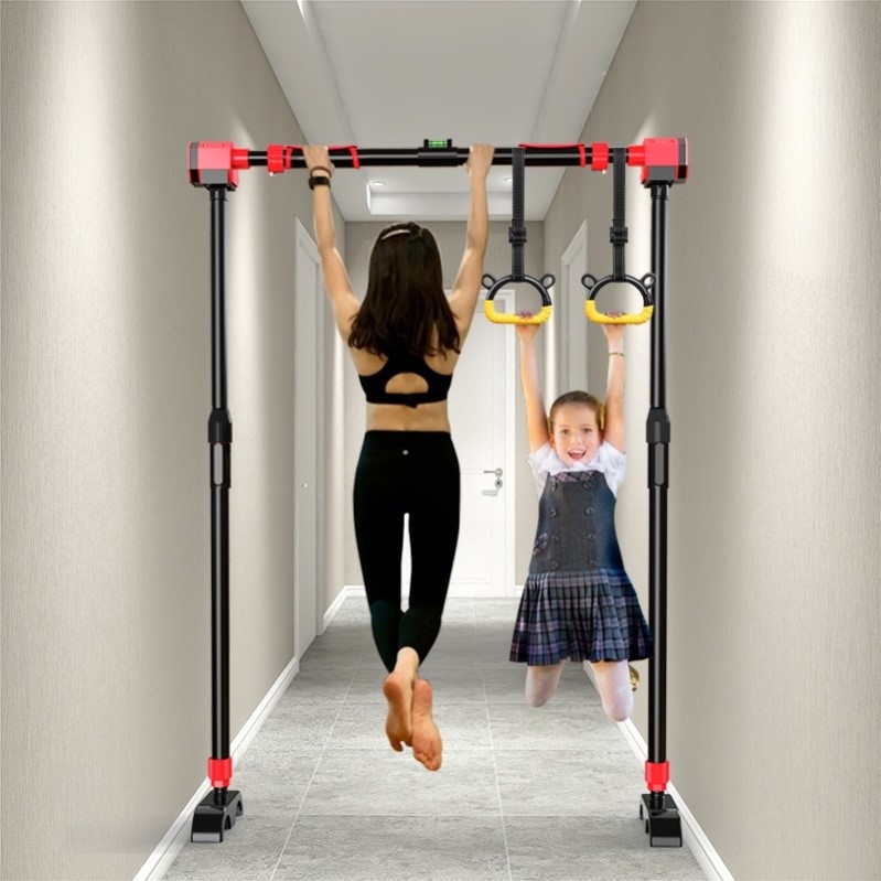 Pull-up device floor horizontal bar home indoor horizontal bar adult simple family multi-function fitness equipment female