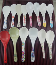 Melamine plastic decal spoon restaurant rice spoon drop-resistant spoon household rice spoon restaurant hotel rice spoon