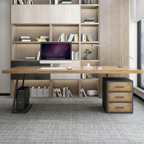 Desk Solid Wood Desktop Computer Desk Home Minimalist Modern Table Bedroom Bench Light Extravagant Desk Writing Desk