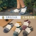 Vớ ni cô vớ nam mùa hè ống ngắn thể thao vớ cotton bốn mùa thấp để giúp vớ thuyền vô hình vớ nam - Vớ hàng tuần tất bông thu đông  Vớ hàng tuần