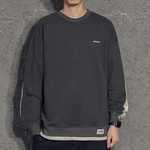 Splice two pieces of loose clothes mens coat 2021 New Korean trend Japanese plus velvet autumn coat men