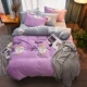 Winter nhung san hô chăn mảnh duy nhất của bộ đồ giường flannel ấm dày cộng với luật nhung phim hoạt hình Levin cashmere lông cừu - Quilt Covers