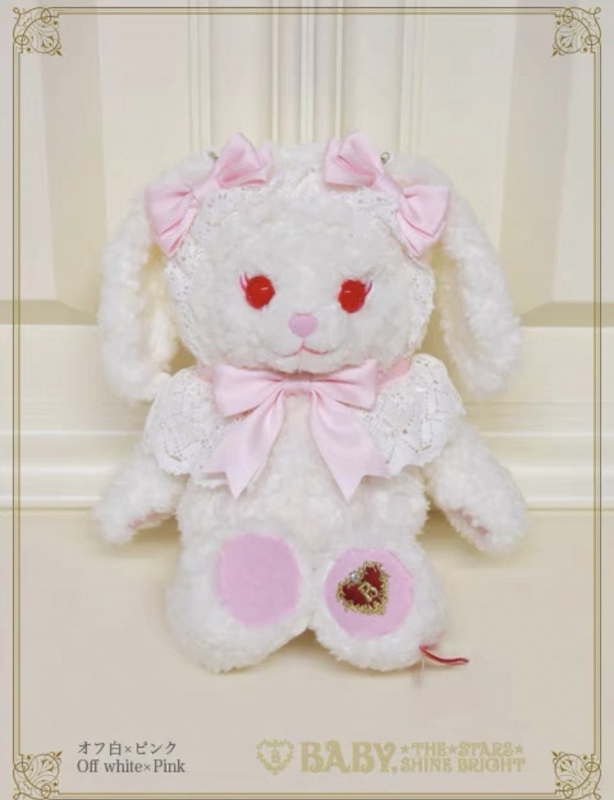 【Domestic Stock】Japanese Lolita Medium-Sized Baby Rabbit Bear Strawberry Pink White Rabbit Bear Milk Tea Bear Panda 【Domestic Stock】Japanese Lolita Medium-Sized Baby Rabbit Bear Strawberry Pink White Rabbit Bear Milk Tea Bear Panda
