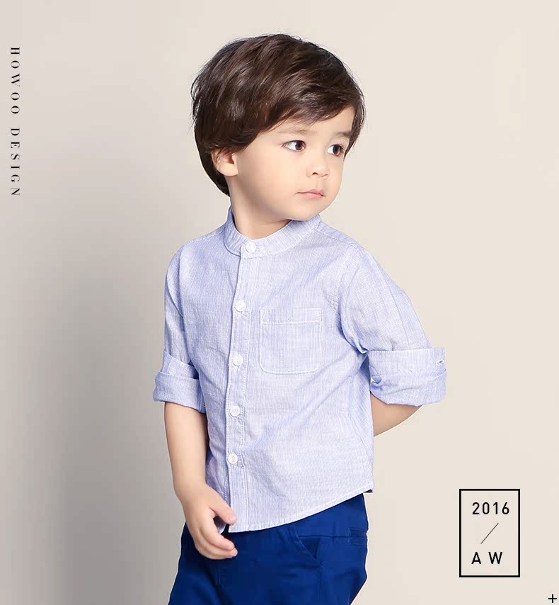 Chemise garcon à manche longue - Ref 2081798 Image 7