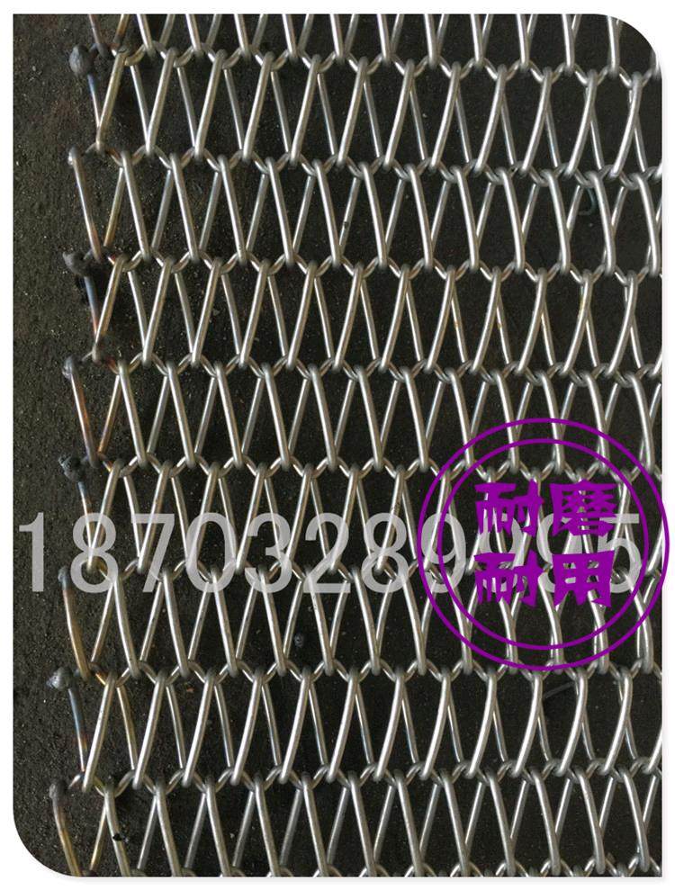 Factory direct sales of stainless steel wood strip drying conveyor mesh belt 304 white steel mesh chain stainless steel spiral woven mesh