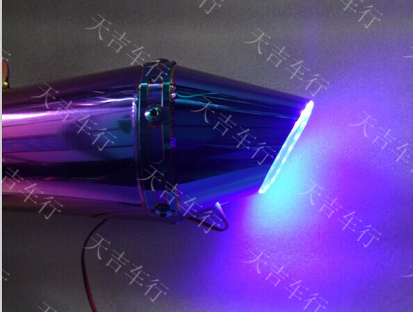 Tianma Xingya Yamaha giả lưới thông minh RSZ WISP Fuxi GY6 sửa đổi xe máy đường phố chiên sửa đổi ống xả đầy màu sắc - Ống xả xe máy bô xe ab