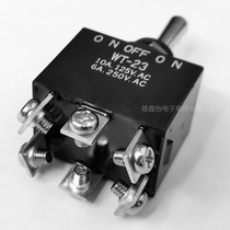 Rikai WT-23TNKK 6-pin 3-speed waterproof automobile high-speed rail construction aircraft crane switch IP67 opening 12MM