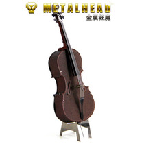 Love fight full metal stainless steel DIY assembly model 3D mini stereo puzzle color double bass