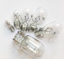 Wide light flat plug bulb car bulb T5T6 5T10T13T15 plug bubble 12V24VT20 brake light double wire