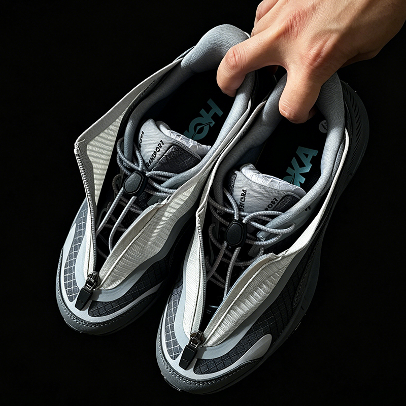 Suitable for Hoka One One Project Transport Lazy No-Tie Elastic Shoelaces and Shoe Buckles Suitable for Hoka One One Project Transport Lazy No-Tie Elastic Shoelaces and Shoe Buckles
