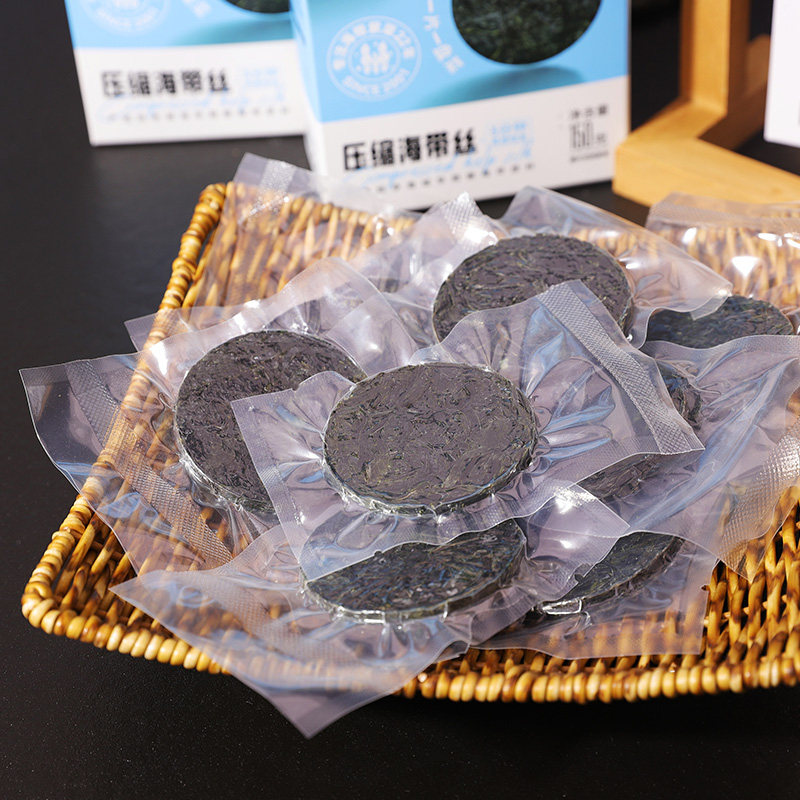 金海林压缩海带丝:霞浦特产,非免洗泡发,凉拌专用,圆饼级干货,如何挑选和使用?-海带-淘宝百科网