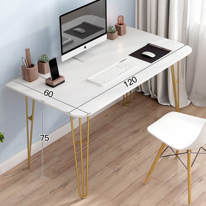 Steel Wood Computer Desk Desktop Home Brief Modern Desk Desk Desk Desk Study Desk Desk Small Table
