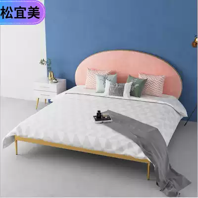 Modern Minimalist iron princess bed wrought-iron beds 1 2 m single 1 5 m 1 8 meters double hob