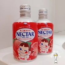 Japans Fujiya FUJIYA NECTAR milk girl white peach juice peach flavored bullet-shaped juice drink 290ml