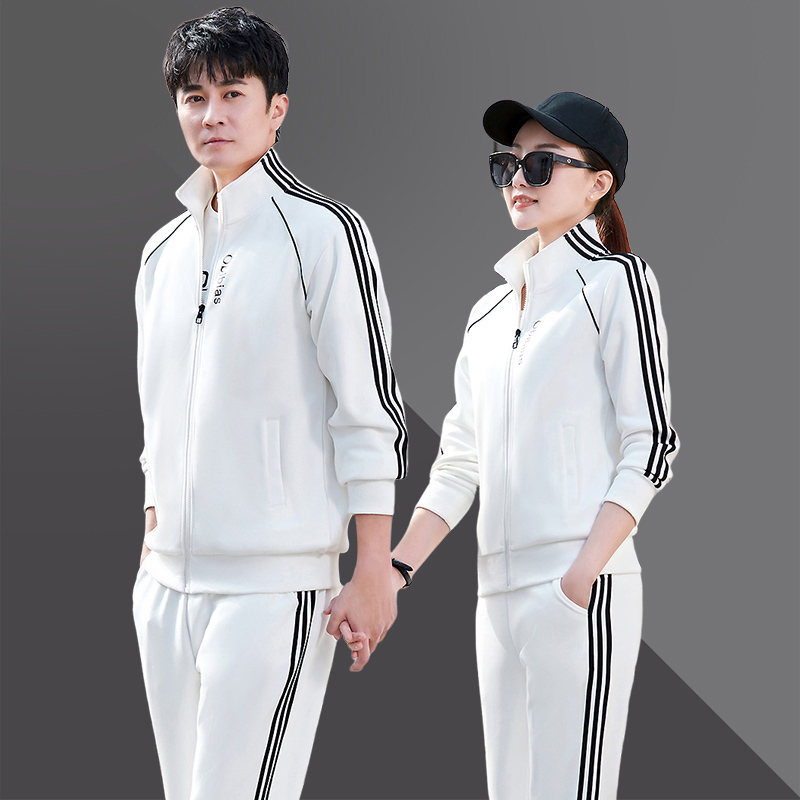 Clover Brand Men's New Spring Running Clothing, Fitness Plus-Size Couple's Clothing, Men's Spring and Autumn Casual Sweatshirt, Women's