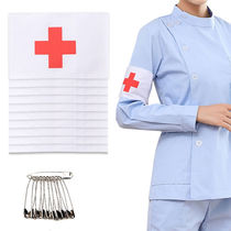 Quxing armband red cross white armband volunteer sleeve duty inspection sign duty social service logo sleeve