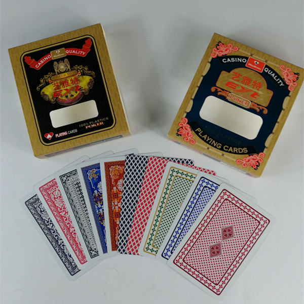 Art Yart Plastic Playing Cards Japan Import EYT waterproof washable wide and narrow honeybee back double-sided frosted wear-Taobao