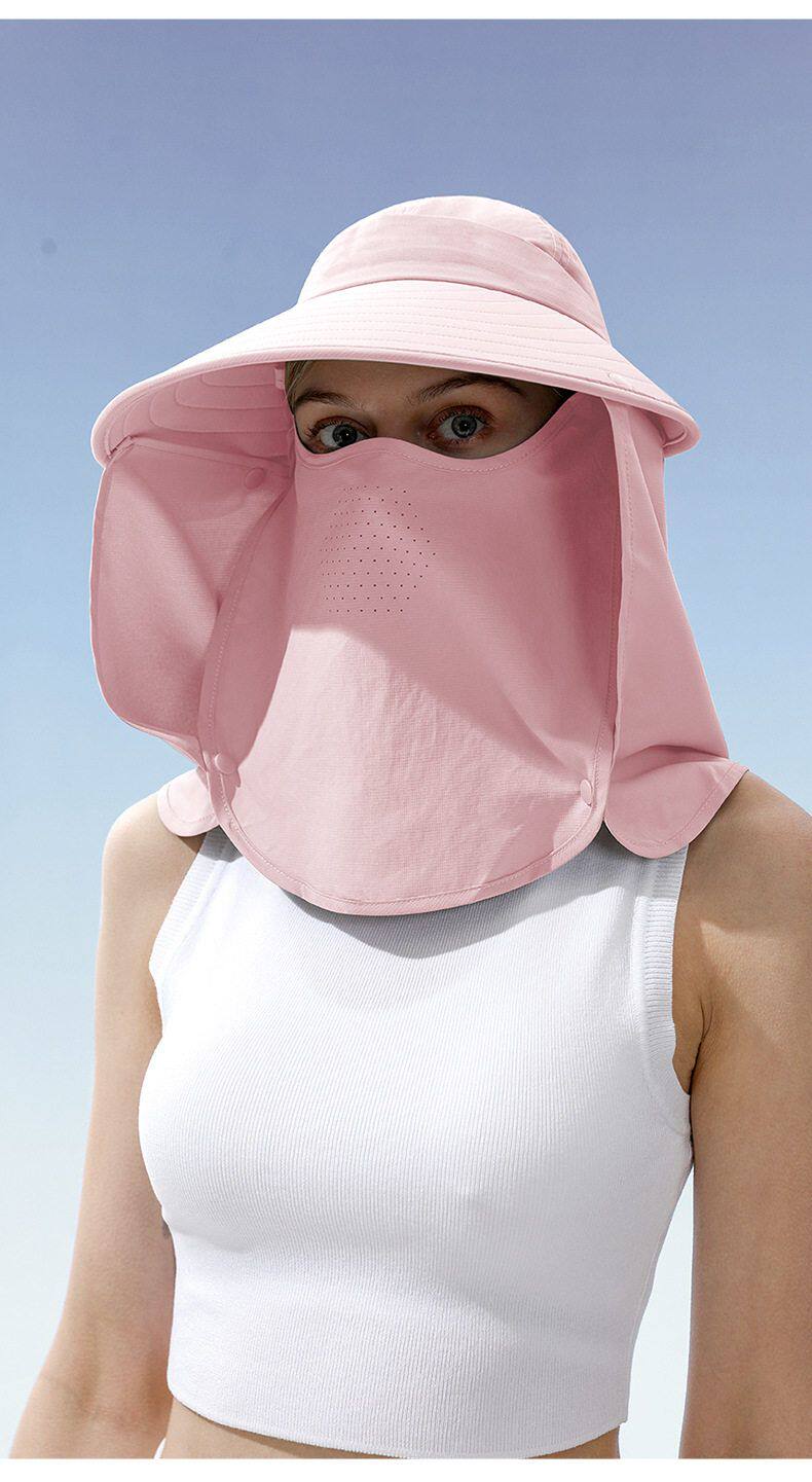 【中国直邮】 GoloveJoy 防晒遮阳帽 粉色一顶