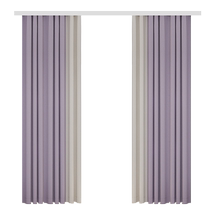 Lumière Extravagant Curtains Advanced Sensory Bedroom All Light Shade 2023 New Cotton Linen Living Room Purple Free to install a whole set