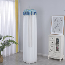 Air conditioning boot up not taking dust cover anti-straight blow American yarn curtain anti-dust round cabinet machine protection cover decoration practical universal