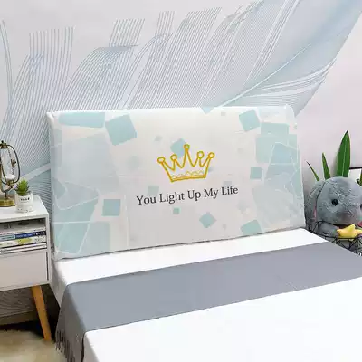 All-inclusive bed head cover Nordic style 1 5m bed simple soft bag bed head cover Cute dust cover 1 8m bed protective cover