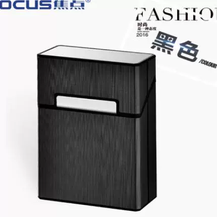 Мужской высококлассный матовый ультратонкий портсигар, космическая металлическая коробка