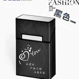 Мужской ультратонкий портативный портсигар, металлический защитный чехол, делается под заказ, простой и элегантный дизайн