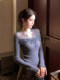 Gentle Style Lace Patchwork Knitwear for Women, Stunningly Beautiful Autumn and Winter Base Layer Sweater, Elegant Top