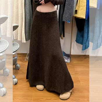 Milaad Style Thickened Half-Skirt Women's Fashion 2025 New Autumn and Winter Thickened Fishtail Skirt Super Beautiful A-Line Long Skirt