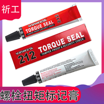 SCHNOFRAK bolt torque marking paste screw anti-loose marking rubber Schnofake 212 screw mark pen