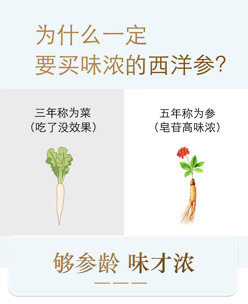 臻馨 吉林长白山 西洋参切片 20g 图3