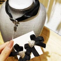 2021 bow earrings necklace