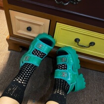 2021 new big fashion wild high-heeled sandals summer street must enter