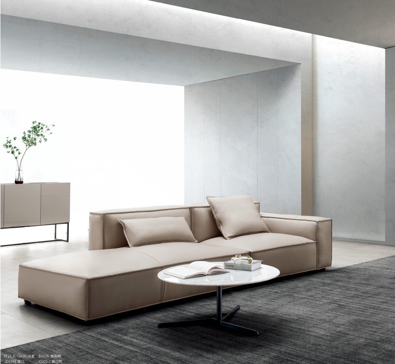 BG Bi'anju modern minimalist leather leather sofa minimalist coffee table TV cabinet all series counters