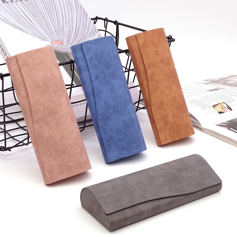 Simple Anti-Pressure Eyeglass Case with Sheepskin Pattern, Myopia Case for Men and Women, Storage Box for Myopia Sunglasses and Reading Glasses, Magnetic Absorption Case Simple Anti-Pressure Eyeglass Case with Sheepskin Pattern, Myopia Case for Men and Women, Storage Box for Myopia Sunglasses and Reading Glasses, Magnetic Absorption Case