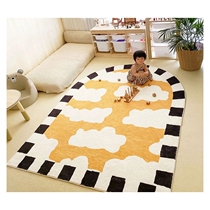 Children Room Oval Entertainment Area Styling Cloud Carpet Anti-Fall Crawl Mat Bedroom Kindergarten Carpet Floor Mat