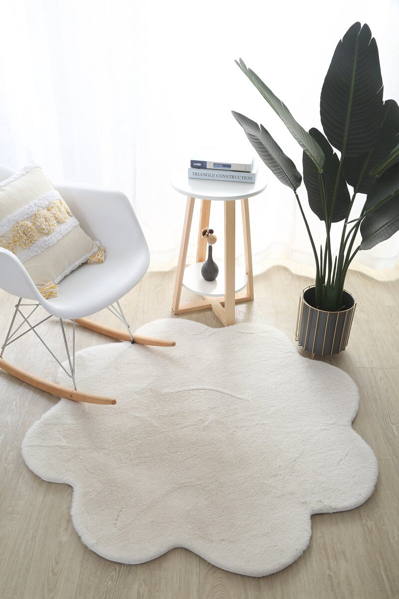 Diley Beauty Girls Ins Ground Mat Light Extravagant Bedroom Bedside Blanket Children Room Carpet Chair Cloakroom Makeup Bench Mat