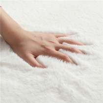 Imitation Rabbit Fur Carpet Living Room Bedroom With Cat Sensation home Silence Wind tea Tea Blanket Ins Wind Room Bedside Blanket with Airy Ground Mat