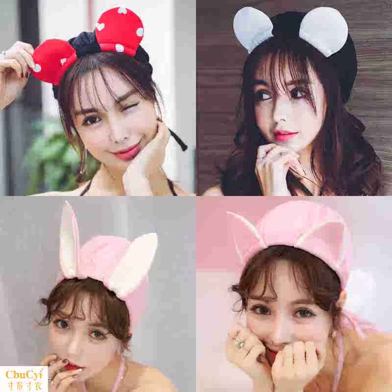 Mũ bơi dây rút Cô gái có thể điều chỉnh Thoải mái Tóc dài Đồ bơi Spa Bơi Mũ hoạt hình Ngọt ngào Sinh viên dễ thương - Mũ bơi 	mũ hồ bơi
