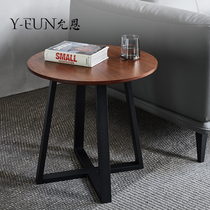 Nordic rock board Mini small tea table creative round a few net red small sides a few marble sides a few large corners a few sofa side tables