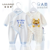 Детский комбинезон для новорожденных для младенца, демисезонное хлопковое боди, летняя тонкая пижама