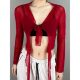 Red Hip Scarf for Dancing, Jazz Top, Hip Scarf, Waist Chain, Hip-Hop Waist Accessory, New Style Women's Streamer Waist Scarf