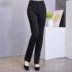 Quần 2018 của phụ nữ quần Suit Professional Phỏng vấn làm việc ăn mặc quần Straight Pants Sleeve Slender Đen 