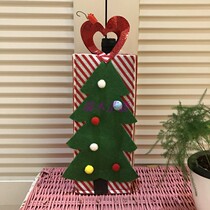 Foreign trade unique product Christmas retro Christmas tree wine bottle bag bar restaurant champagne red wine wine set