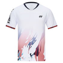 2024 new YONEX Yonex yy badminton uniform 110234BCR summer and autumn mens and womens quick-drying competition team