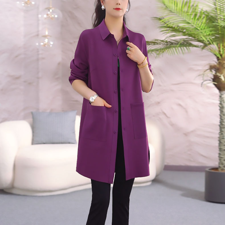 Mid-Length Trench Coat, Long-Sleeved Shirt, New Korean Style, Loose, Fashionable, Versatile, Thin, Age-Reducing, Over-The-Knee Coat for Women Mid-Length Trench Coat, Long-Sleeved Shirt, New Korean Style, Loose, Fashionable, Versatile, Thin, Age-Reducing, Over-The-Knee Coat for Women