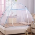 Lưới chống muỗi Yurt 1,8m giường đôi nhà miễn phí lắp đặt 1,5 mét 1,2m mã hóa dày ký túc xá giường đơn giản - Lưới chống muỗi