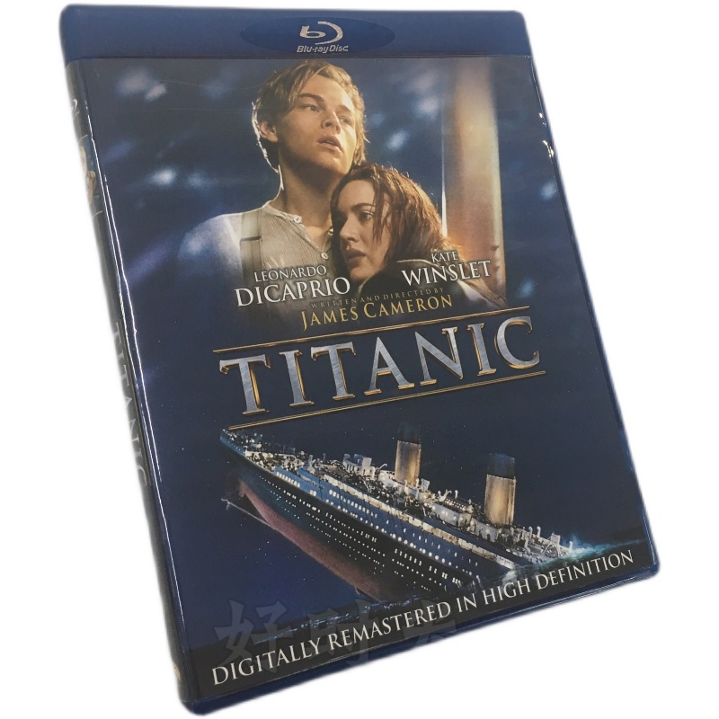 Titanic 1997 blue CD BD classic love disaster movie 1080P boxed country Cantonese English