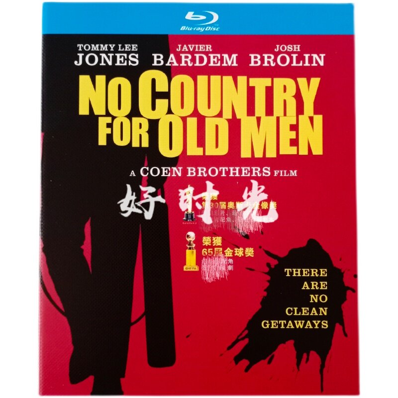 There is no place for the old, the dangerous road is not close to the Blu-ray disc BD Cohen Brothers classic movie 1080P boxed English Chinese characters